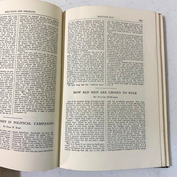 Holy Days and Holidays Hardcover Edward M. Deems Antique Book 1900s - Picture 14 of 14